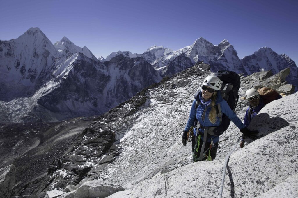 Ama Dablam Climb with Mountain Profes % sionals